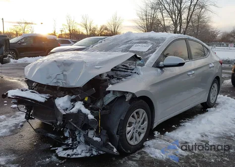 2018 Hyundai Elantra Se из США, поврежденный, VIN 5NPD74LF2JH402305